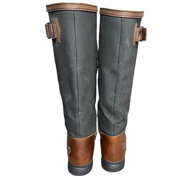 Timberland WOMEN'S TURAIN TALL WATERPROOF BOOTS Brown Size 6 - Picture 7 of 11